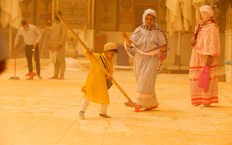 Στο έλεος αμμοθύελλας Ιράκ, Κουβέιτ και Σ. Αραβία (εικόνες)-6