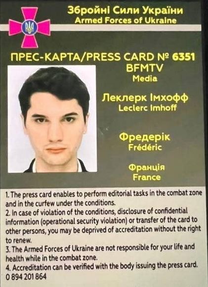 Πόλεμος στην Ουκρανία: Νεκρός από ρωσικά πυρά Γάλλος δημοσιογράφος στο Σεβεροντονέτσκ-1