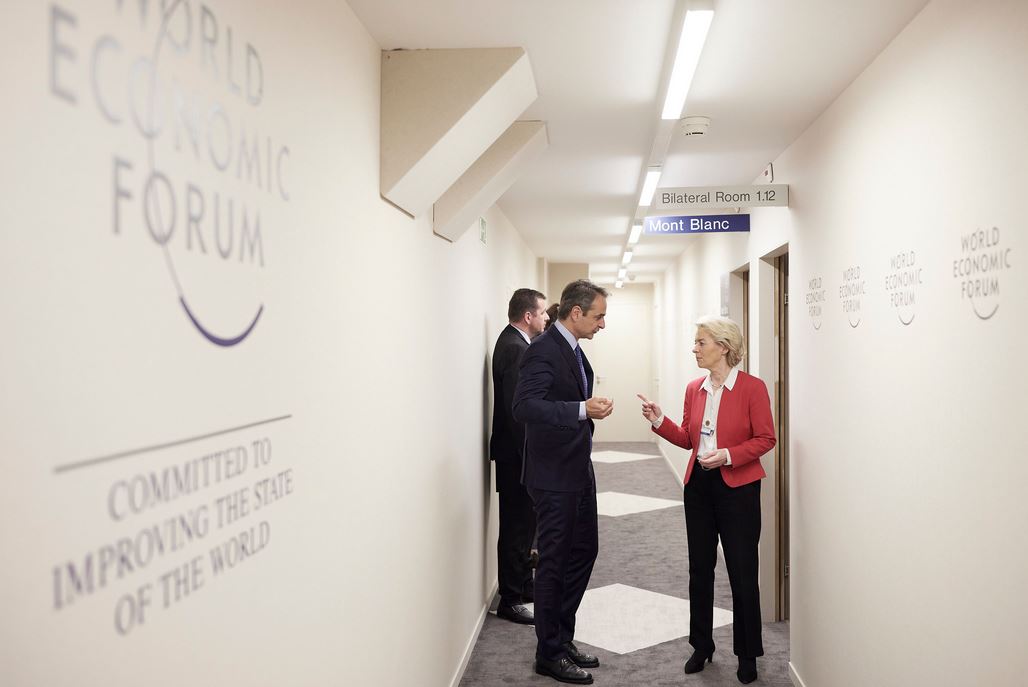 Συνάντηση Μητσοτάκη με την Πρόεδρο της Ευρωπαϊκής Επιτροπής-1