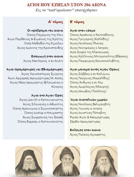 «Άγιοι που έζησαν στον 20ό αιώνα»: Φωτεινά σημάδια σε έναν κόσμο που αναζητά τις δικές του αξίες-1