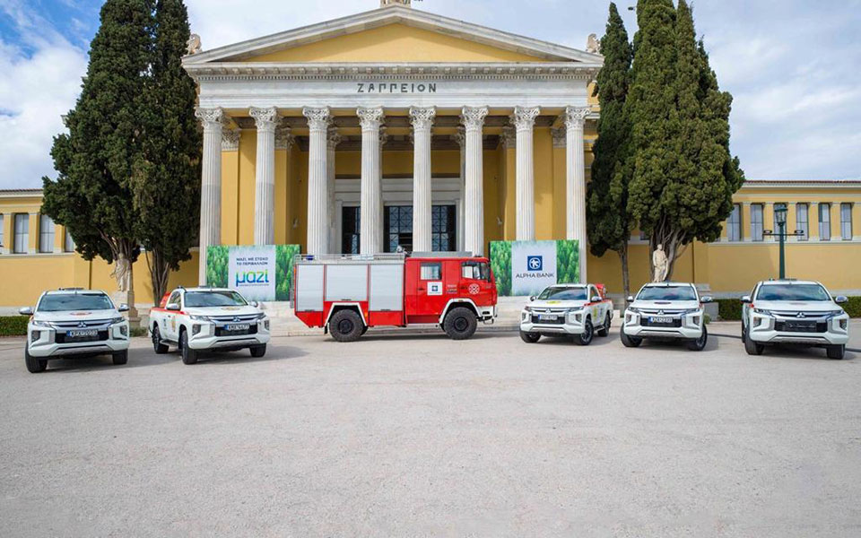 Alpha Bank: Δωρεά 6 πυροσβεστικών οχημάτων σε Εθελοντές Δασοπυροσβέστες σε Εύβοια, Πελοπόννησο και Αττική-1