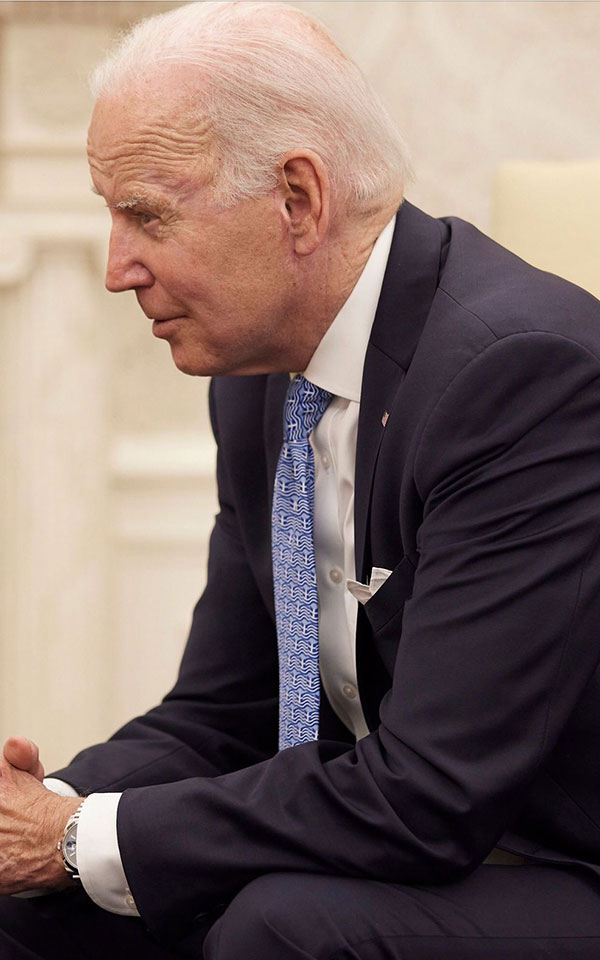 Συνάντηση Μητσοτάκη – Μπάιντεν: Γραβάτα με την ελληνική σημαία φόρεσε ο πρόεδρος των ΗΠΑ-1