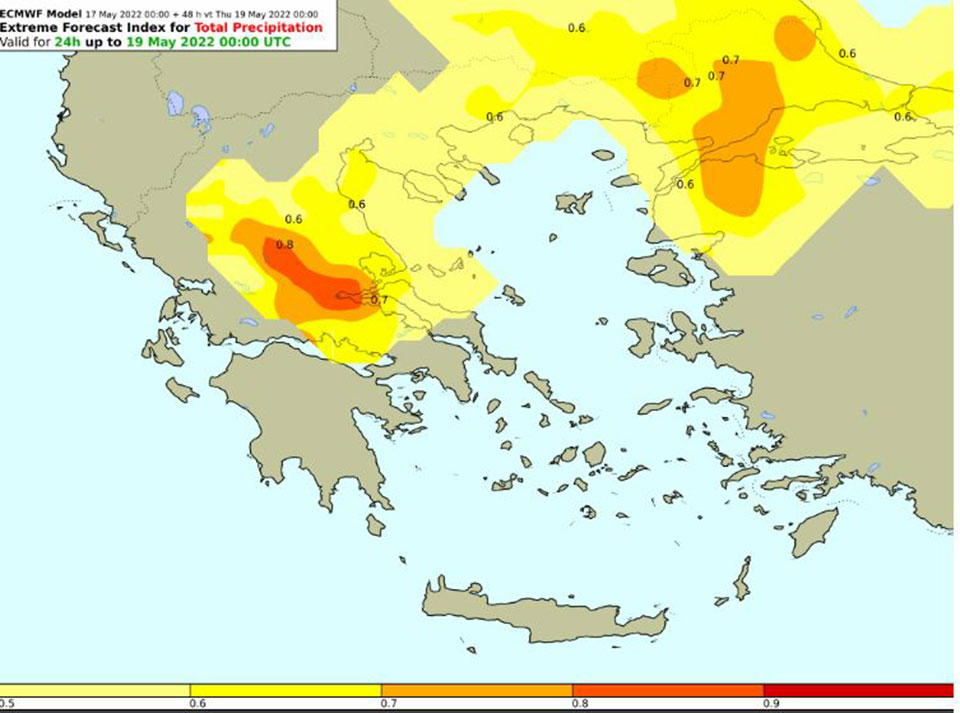 Καιρός – Έκτακτο δελτίο ΕΜΥ: Επιδείνωση με βροχές, καταιγίδες και πτώση της θερμοκρασίας-1