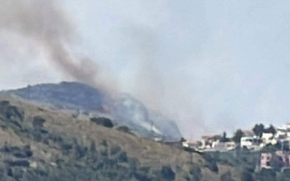 Φωτιά τώρα σε δασική έκταση στην Κερατέα-1