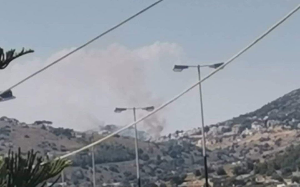 Φωτιά τώρα σε δασική έκταση στην Κερατέα-2