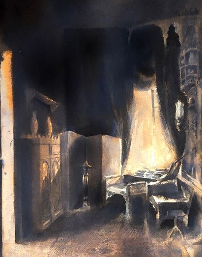 Ο ζωγράφος Ανδρέας Γεωργιάδης φιλοτεχνεί το καβαφικό σύμπαν, με πρωταγωνίστρια την Αλεξάνδρεια-4