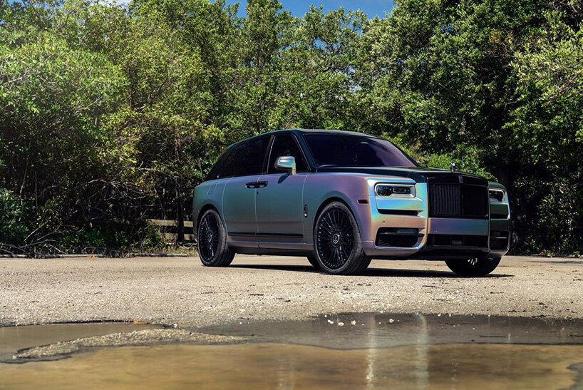 Μια Rolls-Royce Cullinan με ιριδίζοντα χρώματα, από Lianko Ramirez-1