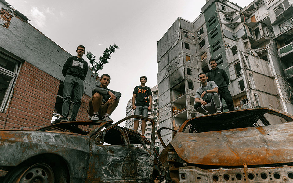 Ουκρανία: Αποφοίτηση μέσα στα απομεινάρια του πολέμου (φωτογραφίες)-9