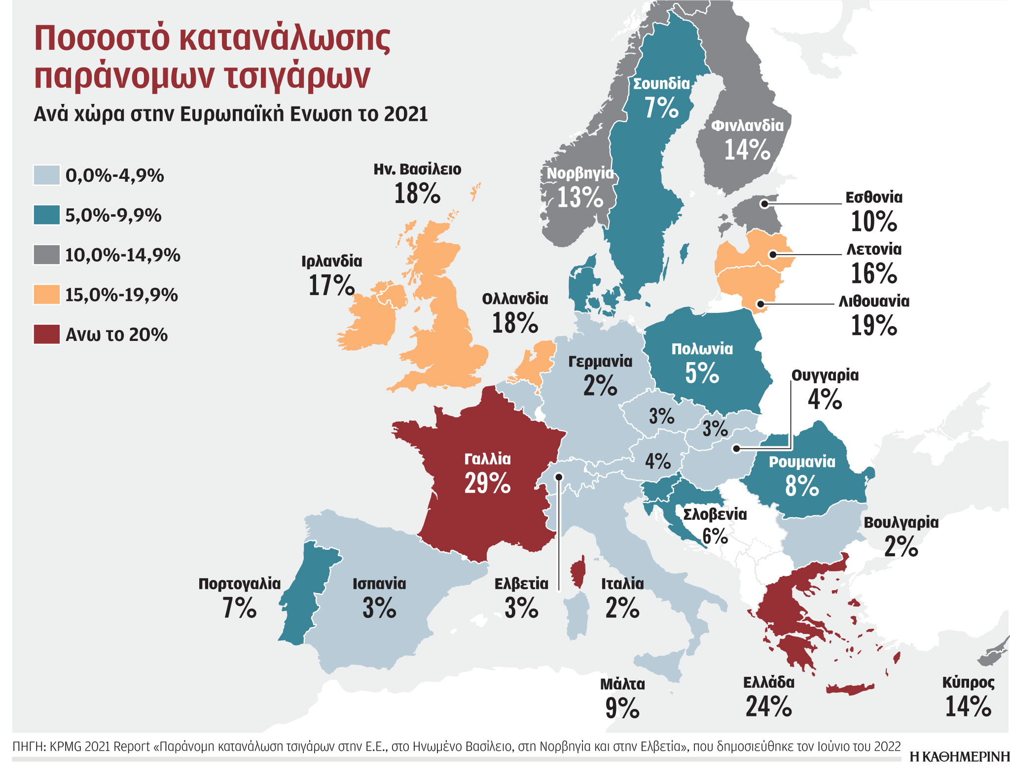 Παράνομο 1 στα 4 τσιγάρα στην Ελλάδα-1