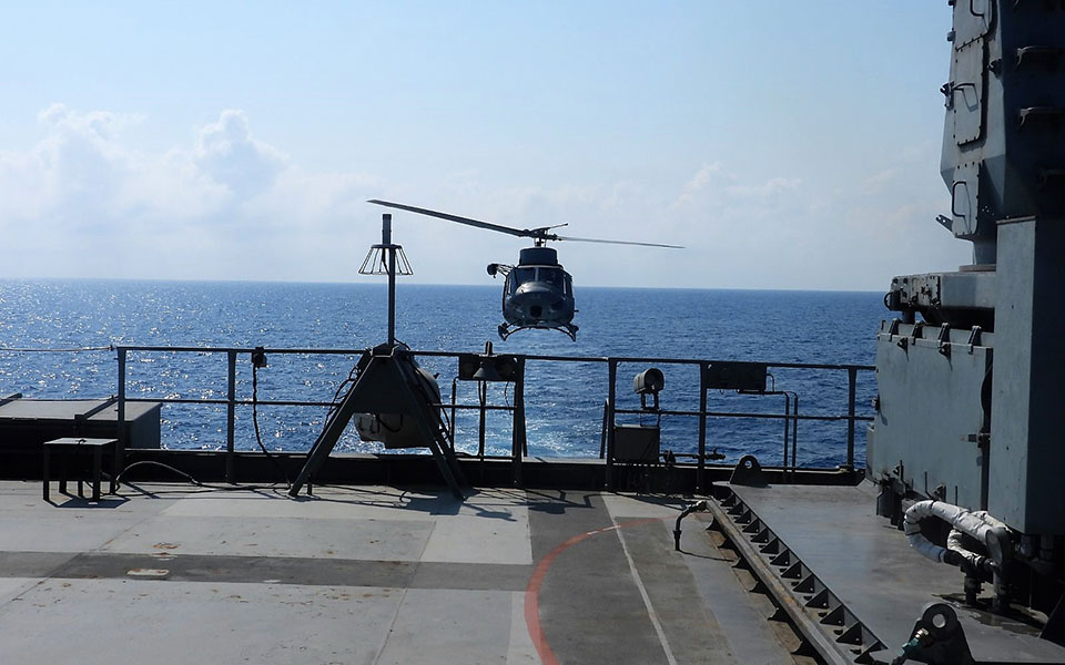 Συνεκπαίδευση φρεγάτας «Ύδρα» με την ιταλική «ITS Libeccio» νοτιοδυτικά της Κρήτης (εικόνες)-2