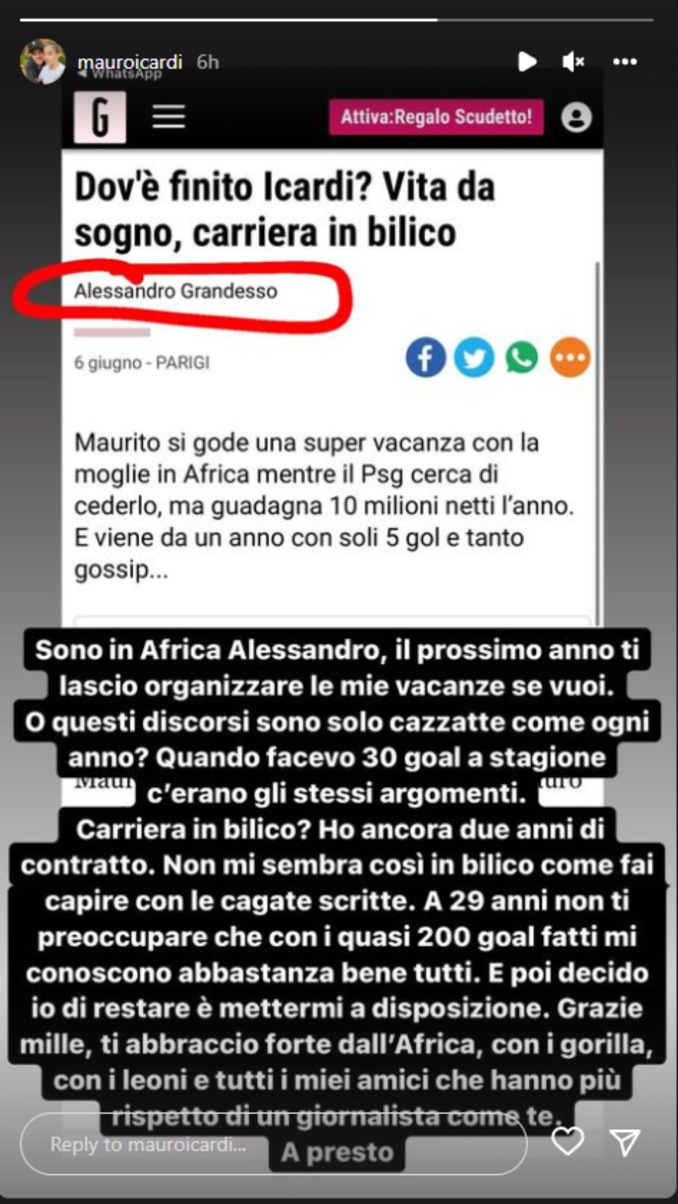 Παρί Σεν Ζερμέν: Ο Ικάρντι ανακοίνωσε την παραμονή του-1