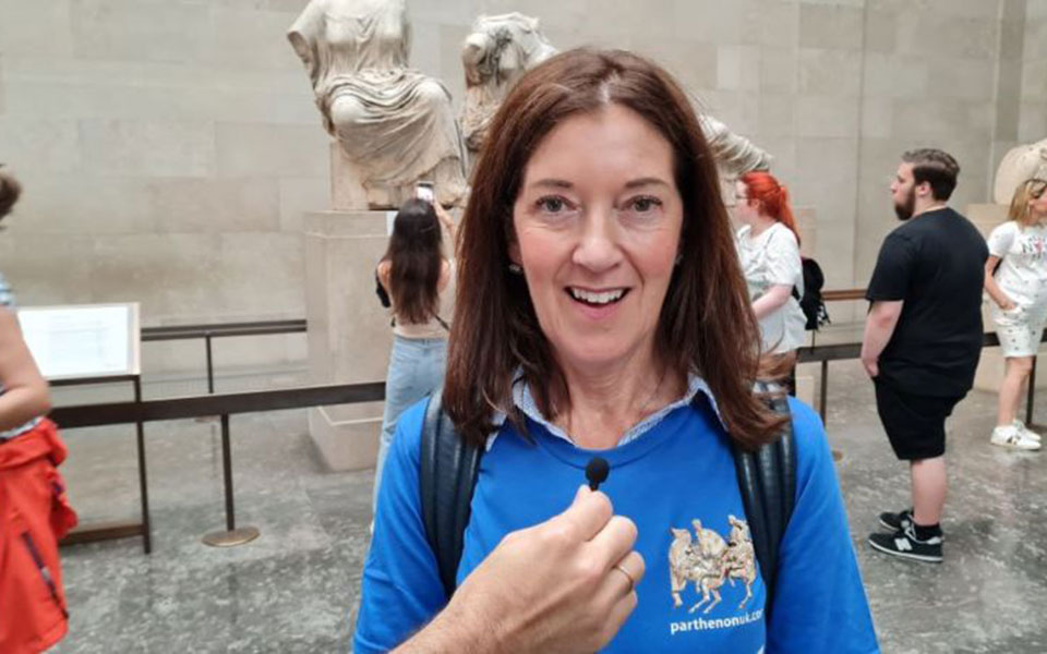 Συγκέντρωση στο Βρετανικό Μουσείο υπέρ της επιστροφής των Γλυπτών του Παρθενώνα-1