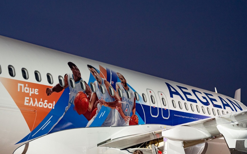 Με τα φτερά της AEGEAN και το «δικό της» αεροπλάνο πετά στο Μιλάνο η Εθνική Ομάδα Μπάσκετ-2