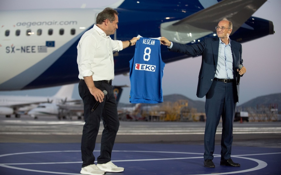 Με τα φτερά της AEGEAN και το «δικό της» αεροπλάνο πετά στο Μιλάνο η Εθνική Ομάδα Μπάσκετ-1
