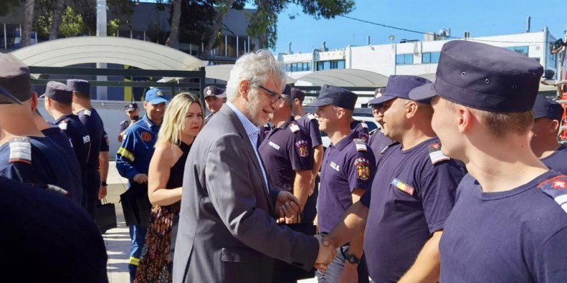 Αναχωρούν από την Ελλάδα οι Ρουμάνοι πυροσβέστες – Στυλιανίδης: Παράδειγμα ευρωπαϊκής αλληλεγγύης-1