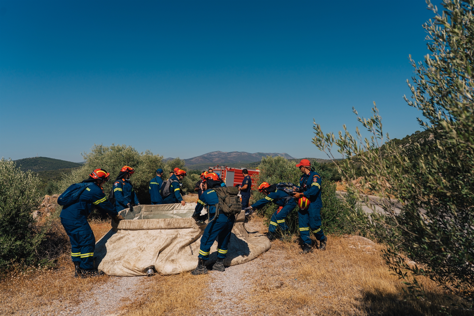 Οι πρώτοι δασοκομάντος εν δράσει – Η «Κ» στο στρατηγείο τους-2