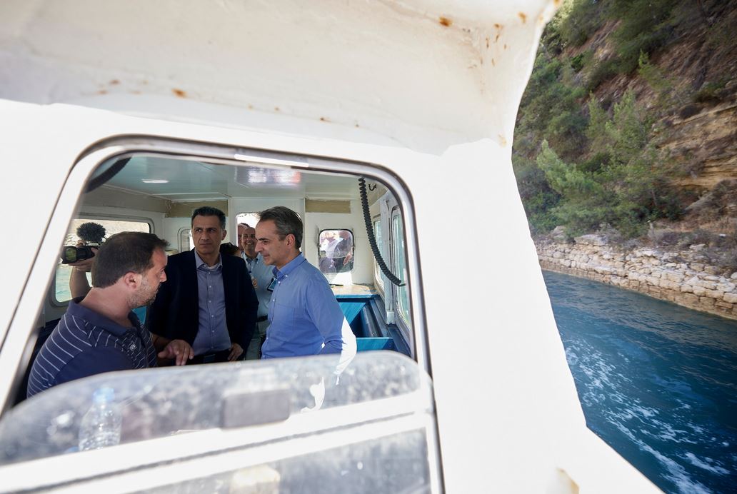 Μητσοτάκης από Διώρυγα της Κορίνθου: Έχει γίνει μια σπουδαία δουλειά-2