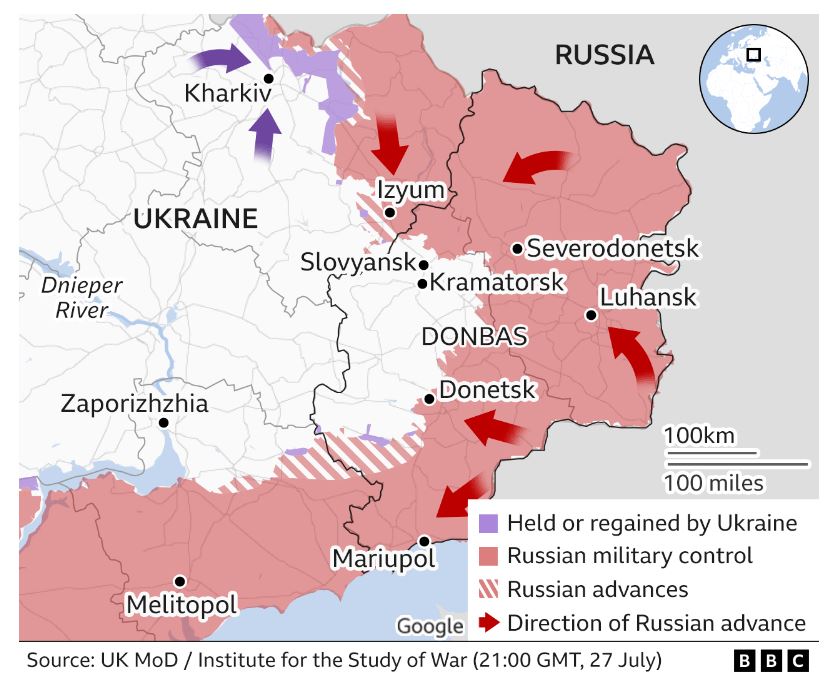 Πόλεμος στην Ουκρανία: Οι «χάρτες» των τελευταίων ημερών – Πώς κινούνται Κίεβο και Μόσχα-4