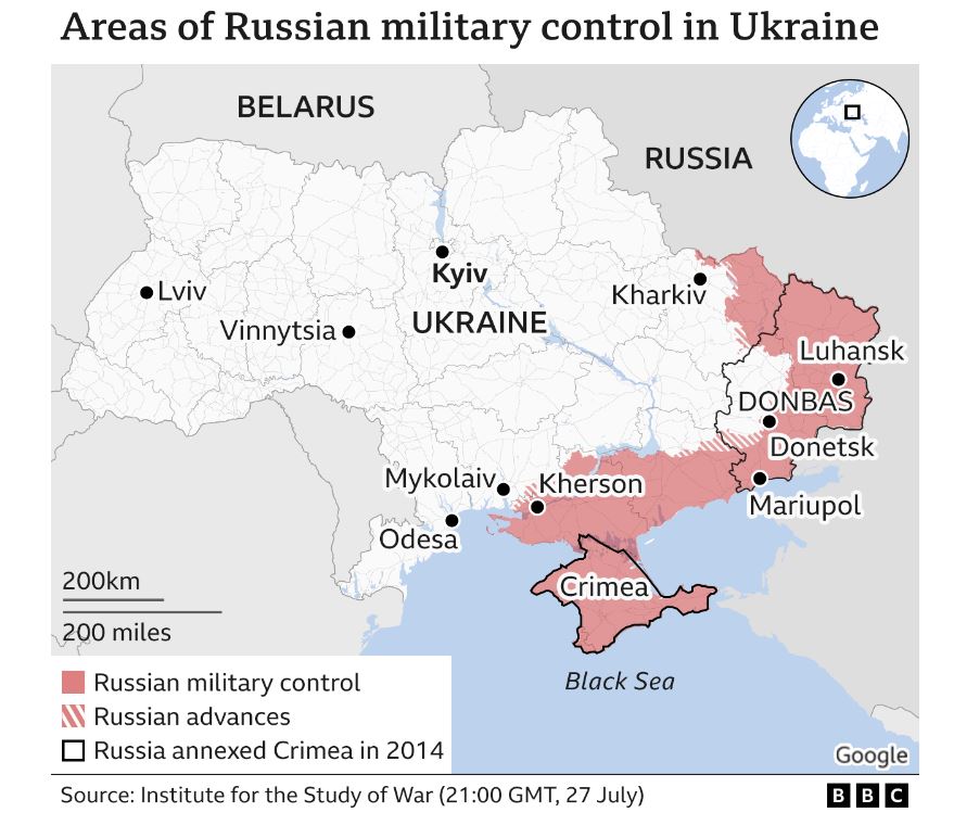Πόλεμος στην Ουκρανία: Οι «χάρτες» των τελευταίων ημερών – Πώς κινούνται Κίεβο και Μόσχα-5