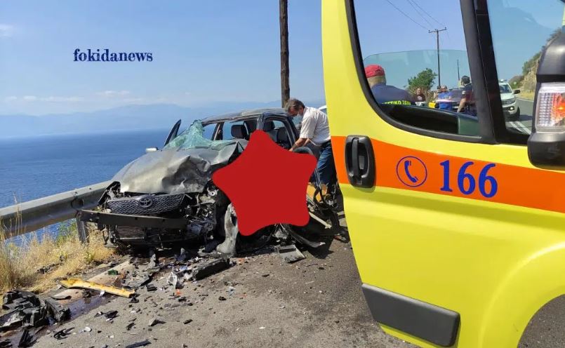 Θανατηφόρο τροχαίο στη Φωκίδα έπειτα από μετωπική σύγκρουση-2