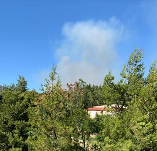 Νταού Πεντέλης: Μεγάλη κινητοποίηση της πυροσβεστικής – Μήνυμα από το 112-3