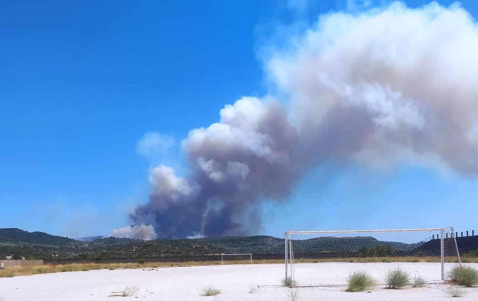 Φωτιά στη Λέσβο: Αναζωπύρωση στην περιοχή Λαγκάδα – Εκκένωση του οικισμού Βρίσα-3