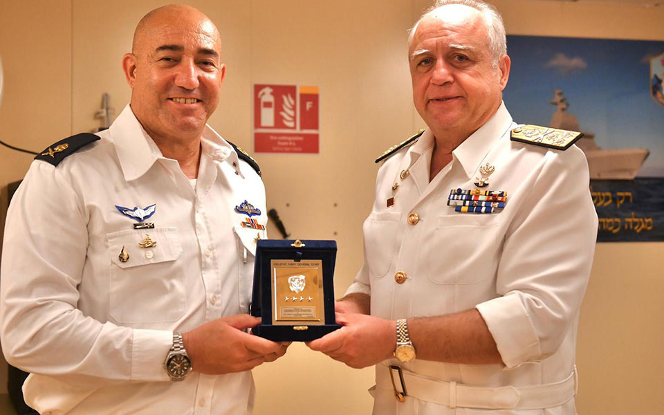 Στο Ισραήλ ο αρχηγός ΓΕΝ, Αντιναύαρχος Στυλιανός Πετράκης-1