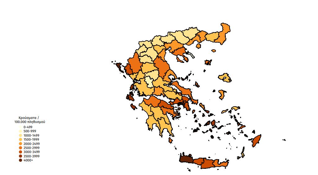 Κορωνοϊός: 148.435 κρούσματα, 200 θάνατοι, 115 διασωληνωμένοι την τελευταία εβδομάδα-6