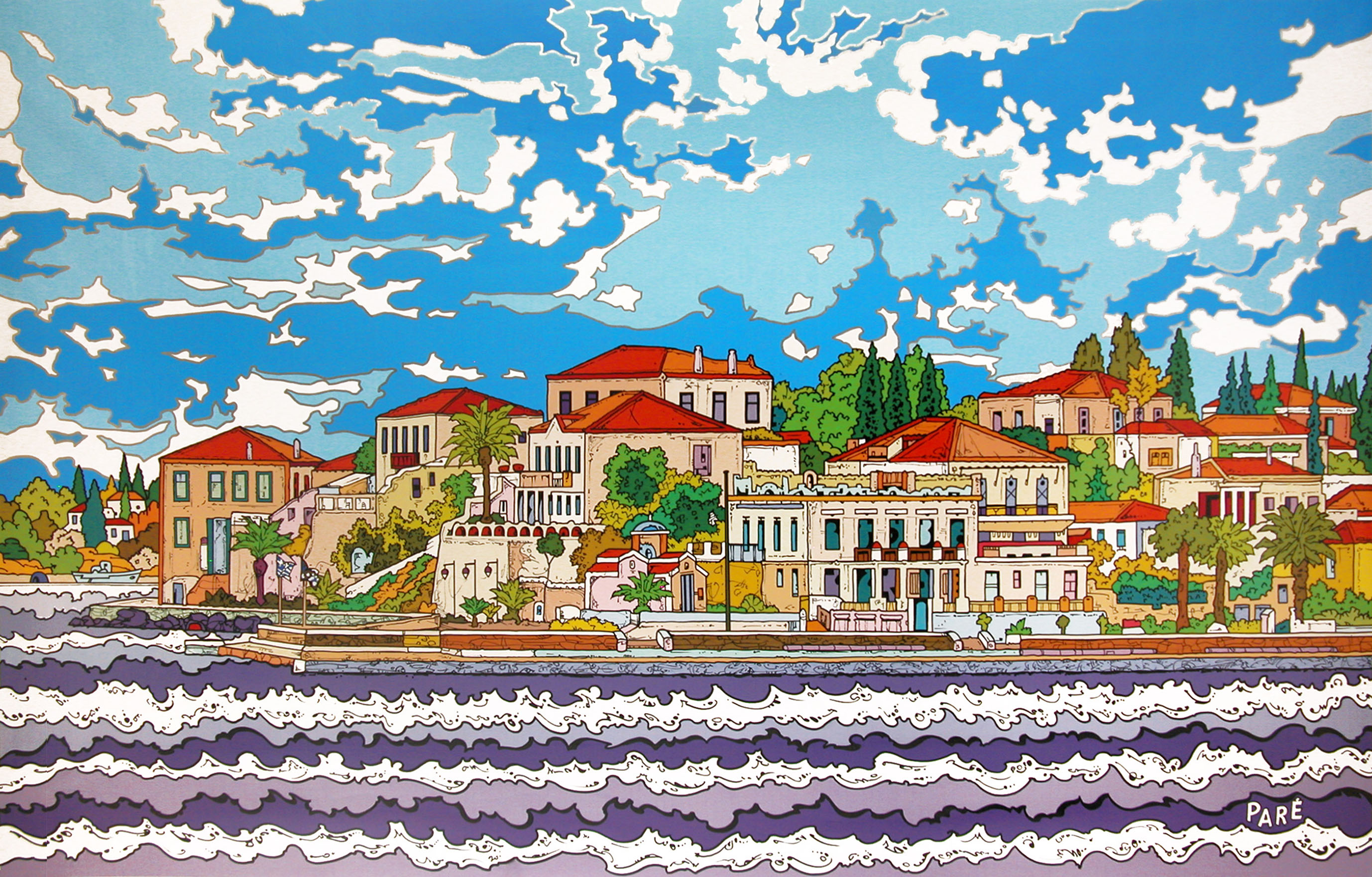 Σπέτσες: Ο ποπ Αργοσαρωνικός μέσα από τα έργα του Μπενουά Παρέ-2