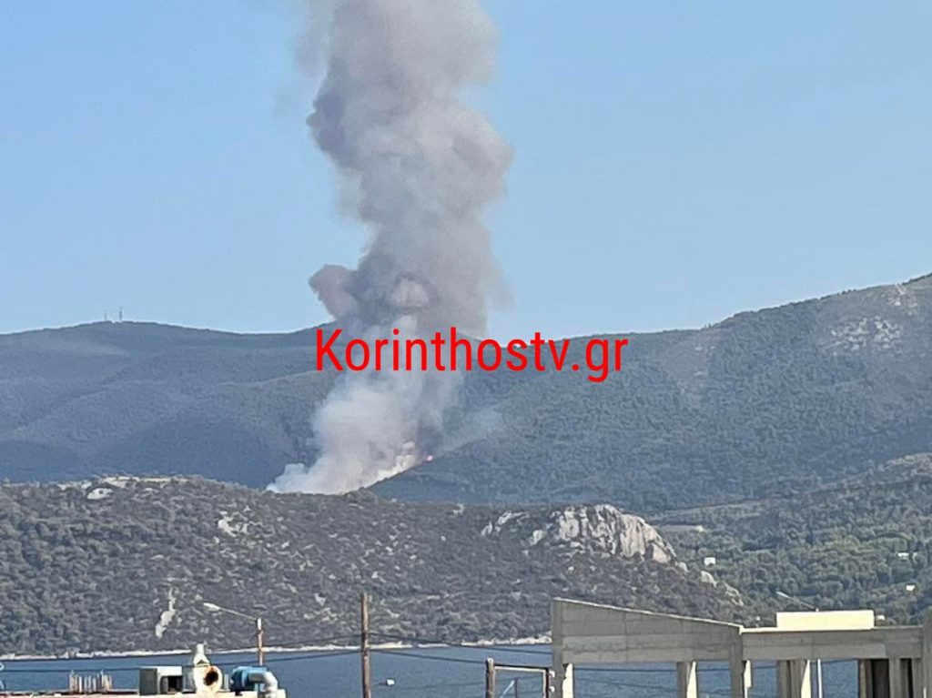 Μεγάλη φωτιά στο Κατακάλι Κορινθίας-1