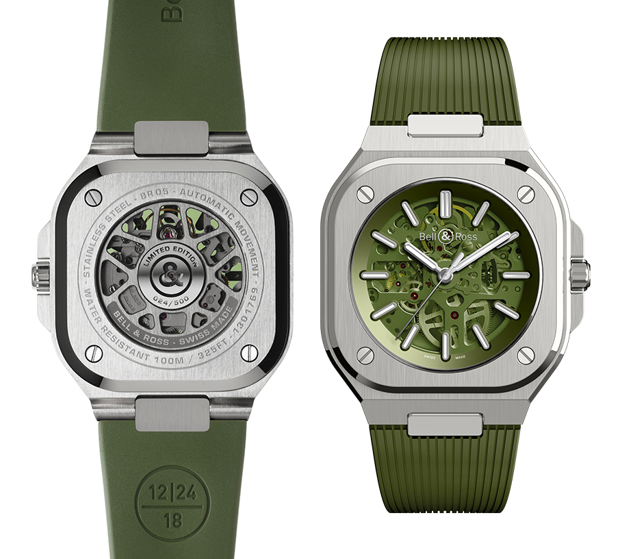 Τα πράσινα γρανάζια της Bell & Ross σε πρώτο πλάνο-4