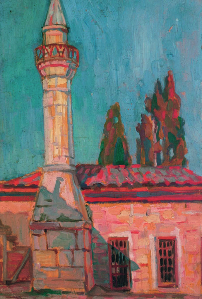 Η μνήμη της Μικρασίας σε 15 ελαιογραφίες του Περικλή Βυζάντιου στο αρχοντικό Κουντουριώτη στην Υδρα-3