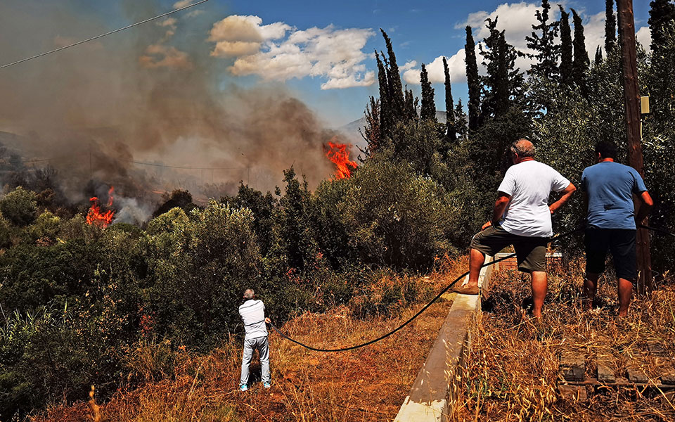 Αργολίδα: Φωτιά στην περιοχή Πυργιώτικα – Επιχειρούν ισχυρές δυνάμεις-2
