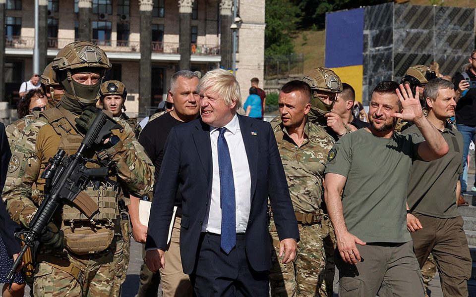 Ουκρανία: Στο Κίεβο ο Μπόρις Τζόνσον για την Ημέρα της Ανεξαρτησίας-1