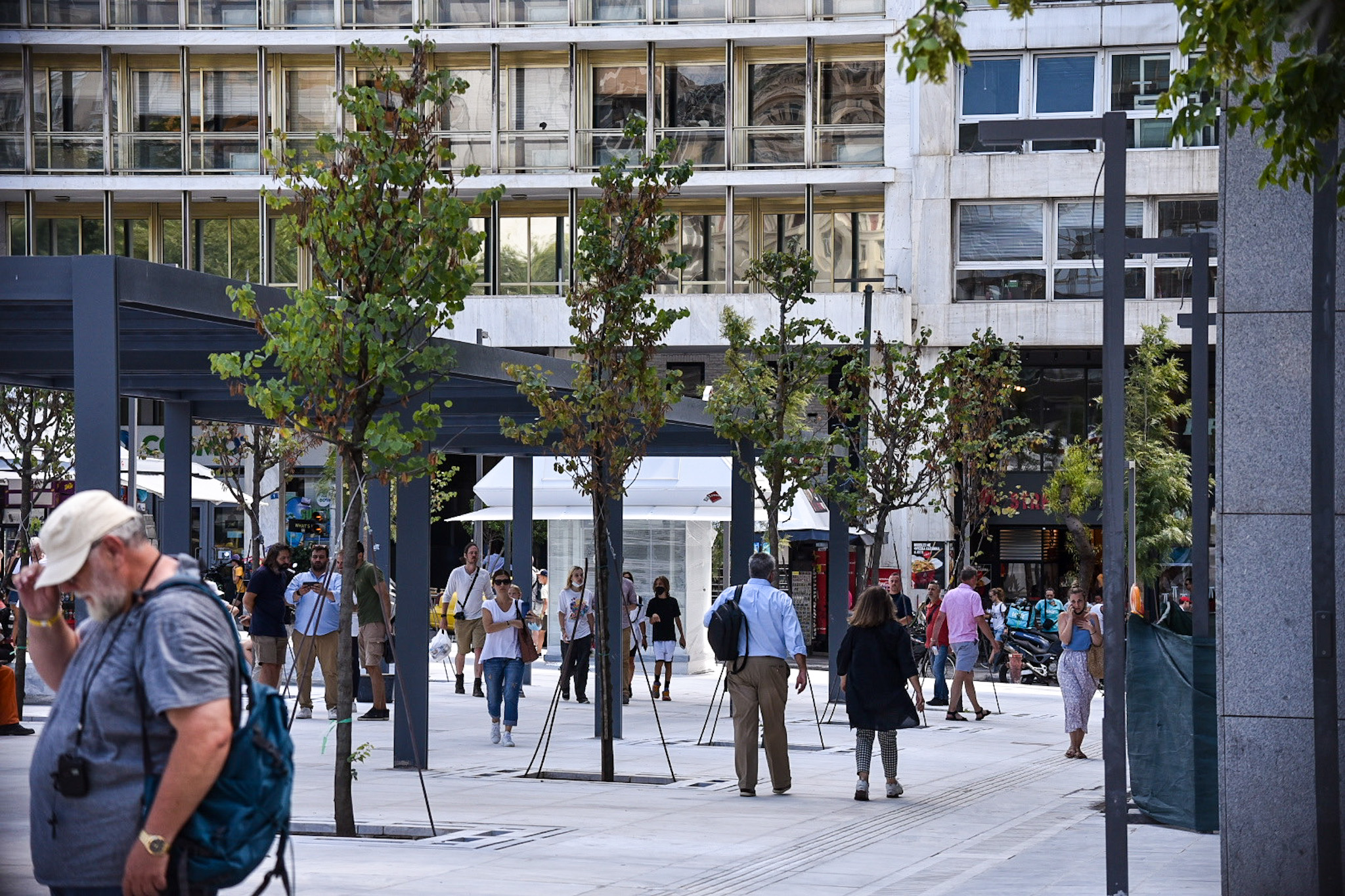 Οι πρώτες εικόνες από την ανάπλαση στην πλατεία Συντάγματος-5