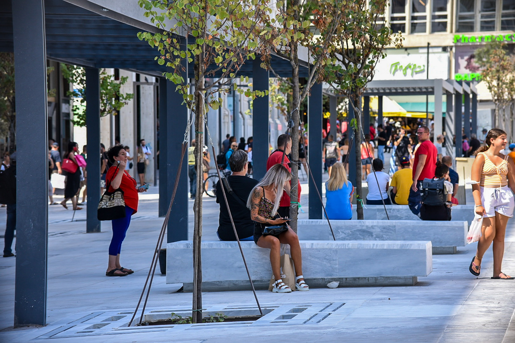 Οι πρώτες εικόνες από την ανάπλαση στην πλατεία Συντάγματος-4