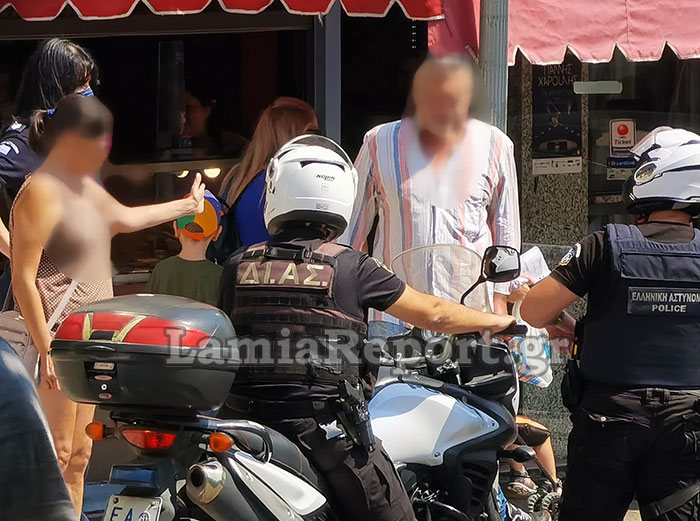 Λαμία: Άνδρας γρονθοκόπησε νεαρή γυναίκα στο κέντρο της πόλης-1