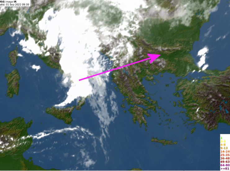 Καιρός: Ισχυρές βροχές και καταιγίδες – Πού θα σημειωθούν επικίνδυνα φαινόμενα-1