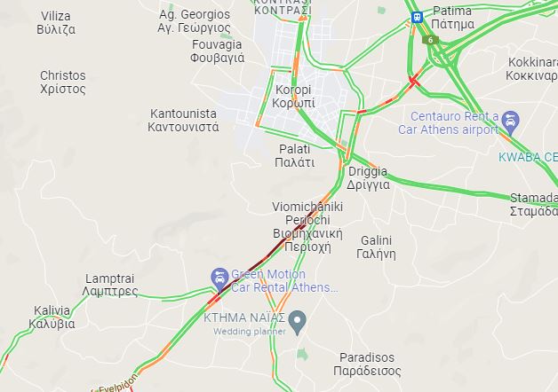 Kίνηση στους δρόμους: «Ουρές» χιλιομέτρων στον Κηφισό λόγω τροχαίου-2