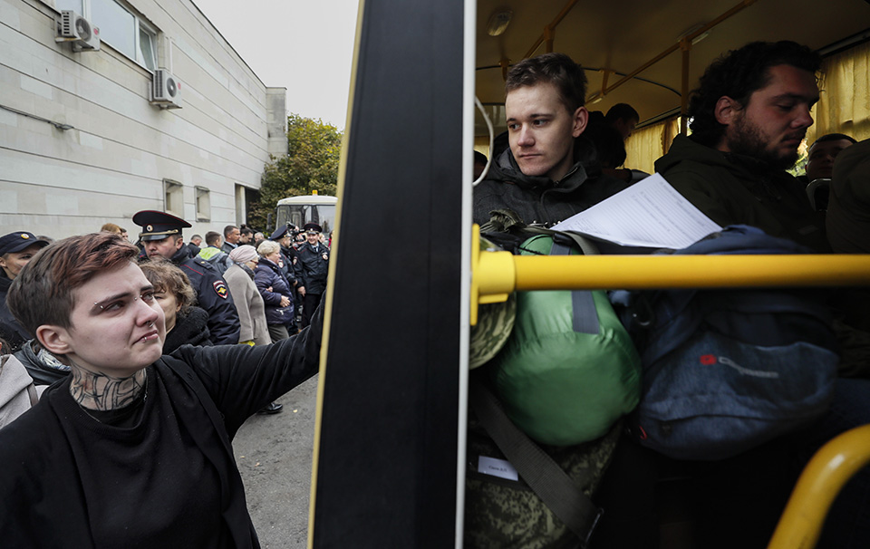 Αποχαιρετισμός στους νεοσύλλεκτους της Μόσχας