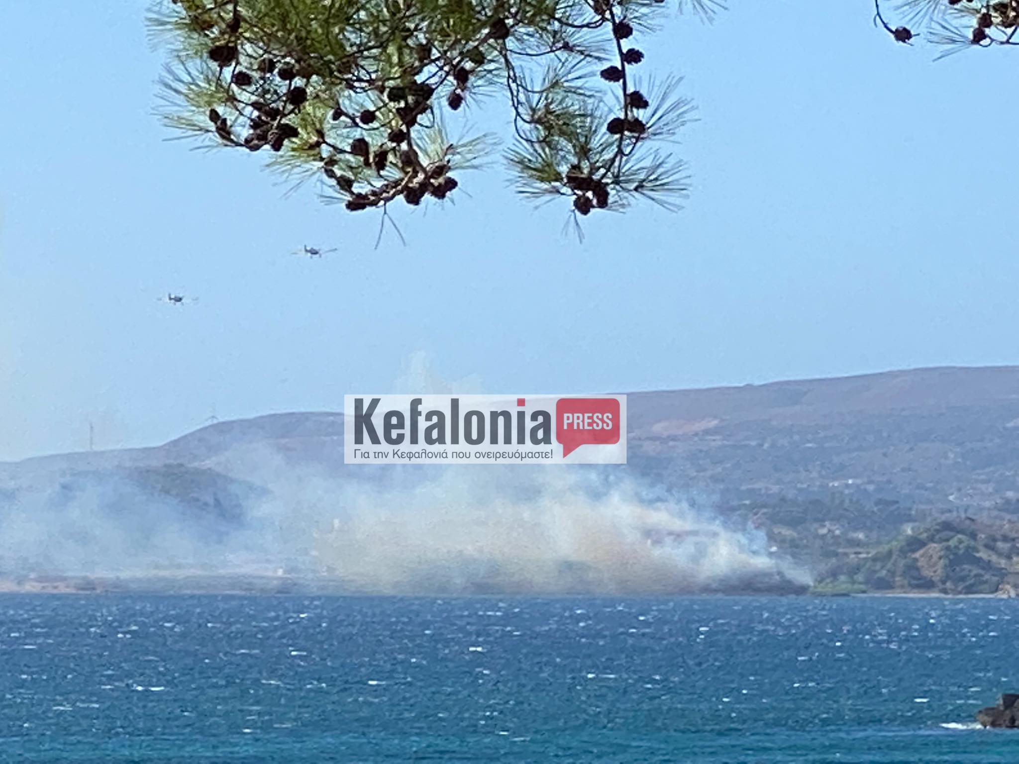 Φωτιά στον Άγιο Ιωάννη Κεφαλονιάς-1