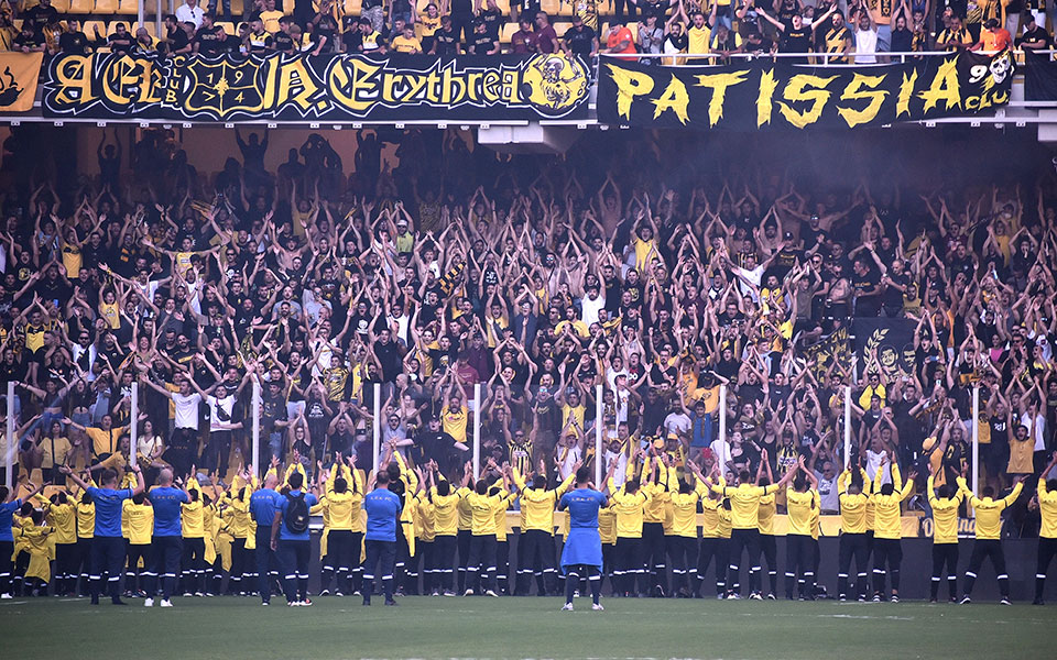 Εγκαίνια για την ΟΠΑΠ Arena: Εικόνες από την ιστορική επιστροφή της ΑΕΚ στη Νέα Φιλαδέλφεια (φωτογραφίες, βίντεο)-4