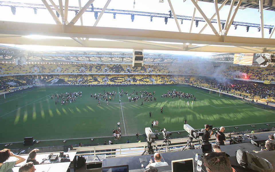 Εγκαίνια για την ΟΠΑΠ Arena: Εικόνες από την ιστορική επιστροφή της ΑΕΚ στη Νέα Φιλαδέλφεια (φωτογραφίες, βίντεο)-3