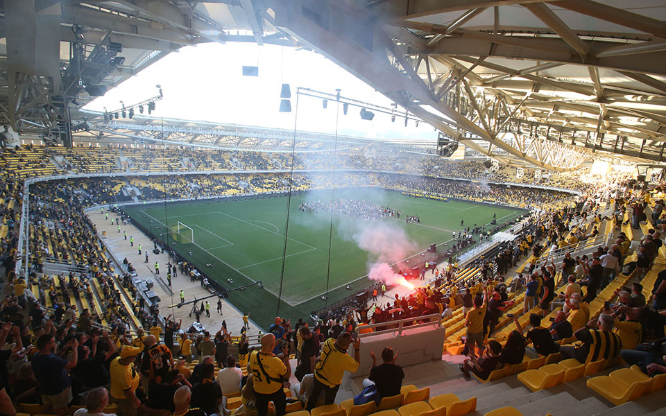 Εγκαίνια για την ΟΠΑΠ Arena: Εικόνες από την ιστορική επιστροφή της ΑΕΚ στη Νέα Φιλαδέλφεια (φωτογραφίες, βίντεο)-5