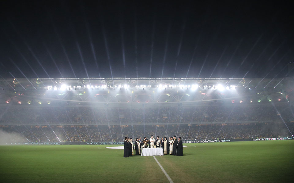 Εγκαίνια για την ΟΠΑΠ Arena: Εικόνες από την ιστορική επιστροφή της ΑΕΚ στη Νέα Φιλαδέλφεια (φωτογραφίες, βίντεο)-21