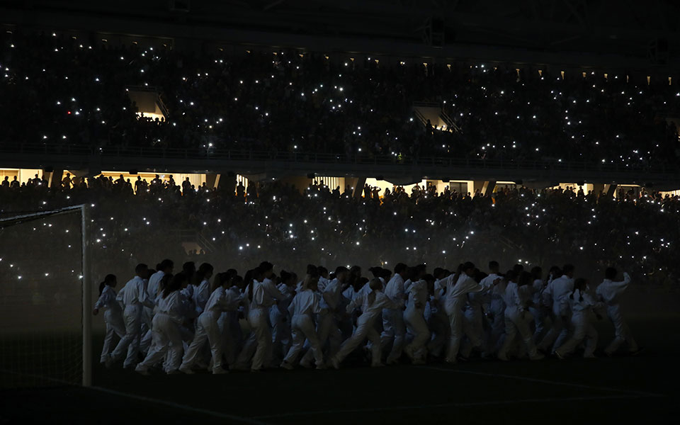 Εγκαίνια για την ΟΠΑΠ Arena: Εικόνες από την ιστορική επιστροφή της ΑΕΚ στη Νέα Φιλαδέλφεια (φωτογραφίες, βίντεο)-30