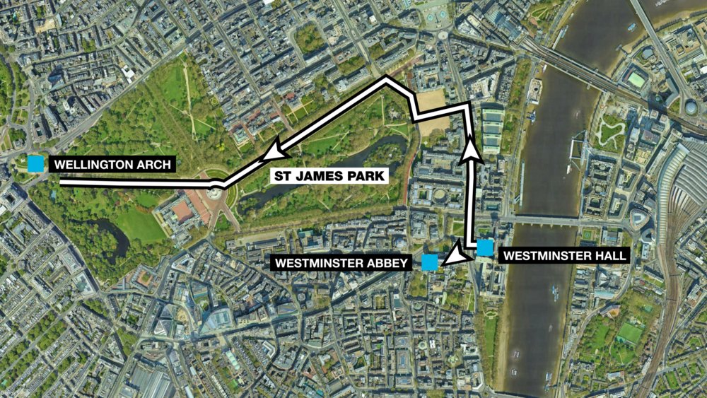 Το ύστατο χαίρε στη βασίλισσα Ελισάβετ – Λεπτό προς λεπτό η τελετή-1