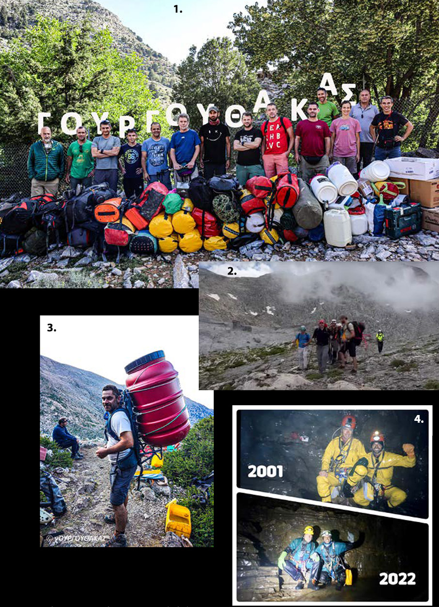 Σπηλαιοβάραθρο Γουργούθακας: Εξερεύνηση στα 1.208 μ. βάθος-4