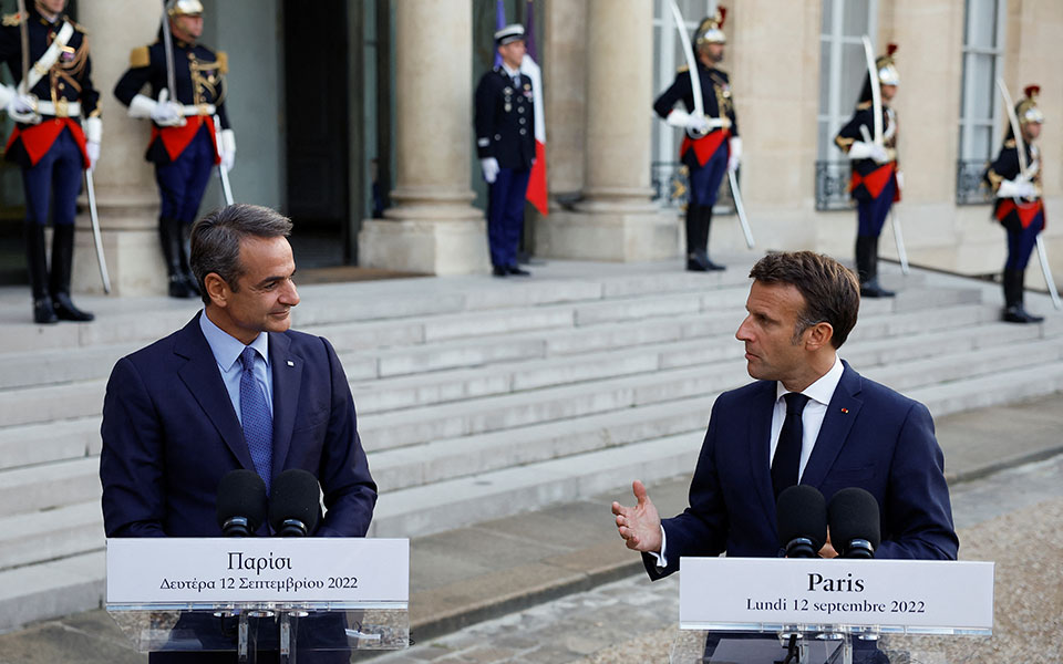 Μητσοτάκης – Μακρόν: Κοινό μήνυμα κατά της τουρκικής προκλητικότητας-1