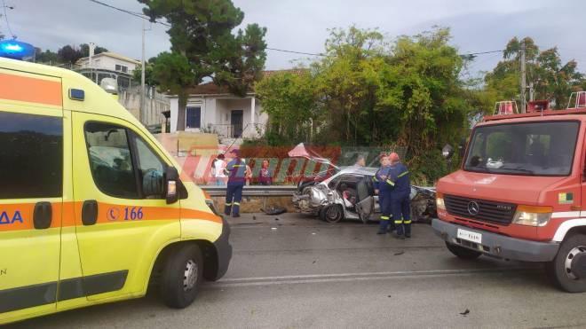 Τροχαίο δυστύχημα στην Πάτρα με μία γυναίκα νεκρή (εικόνες)-1
